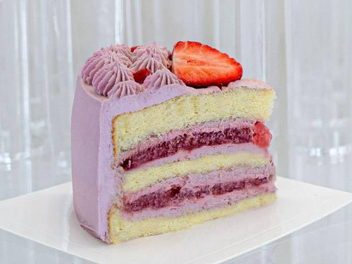 草莓洛神花蛋糕