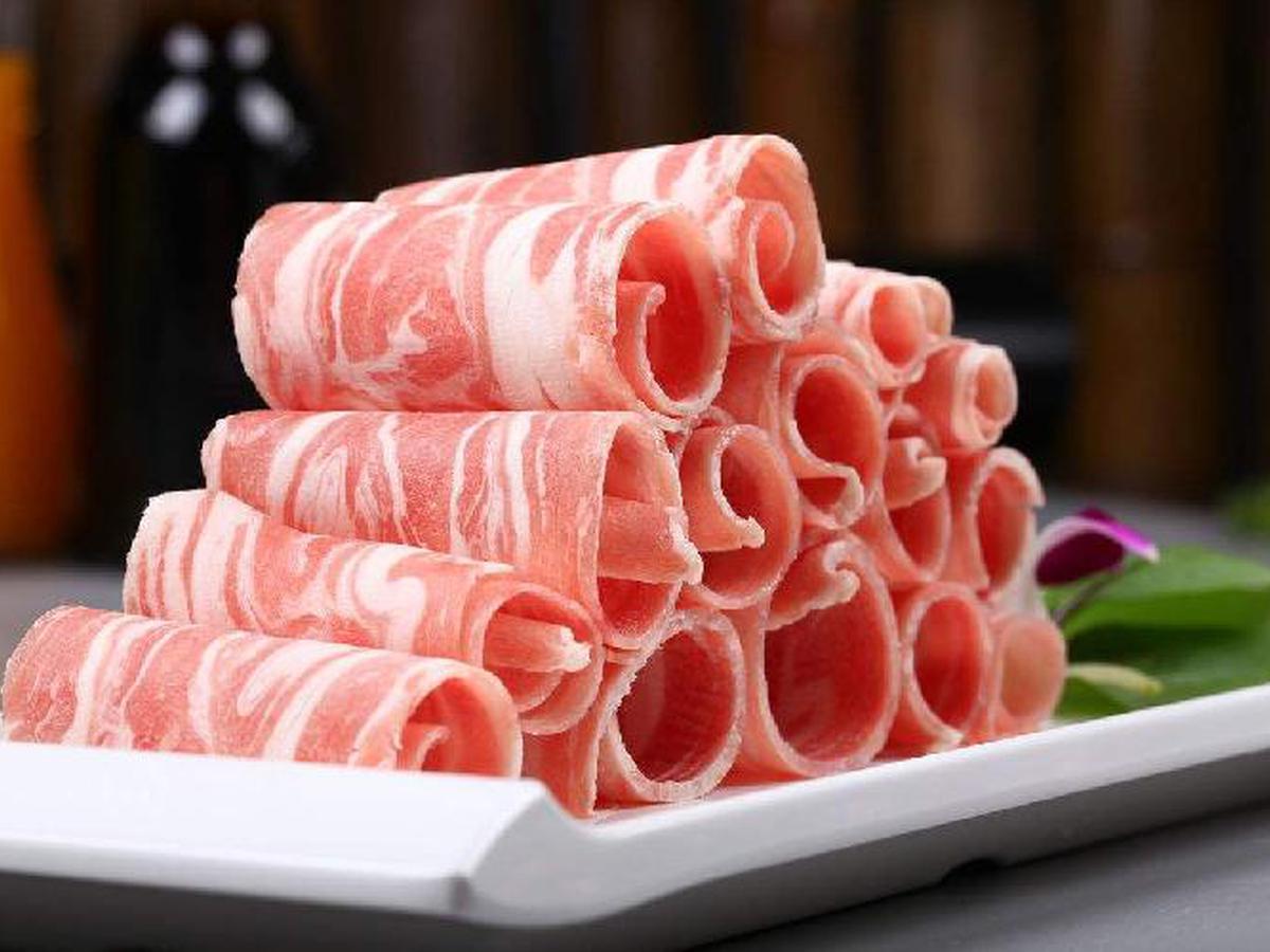 肉类配菜:牛肉卷,羊肉卷,午餐肉,鲜血旺, 牛百叶,牛肉丸子,大虾