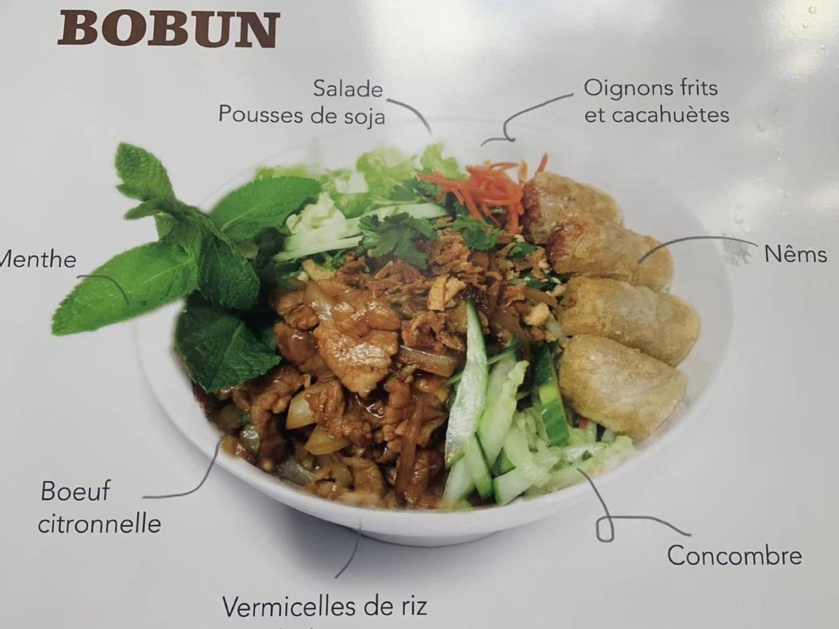 Bobun(bœuf,crevettes,poulet,tofu)