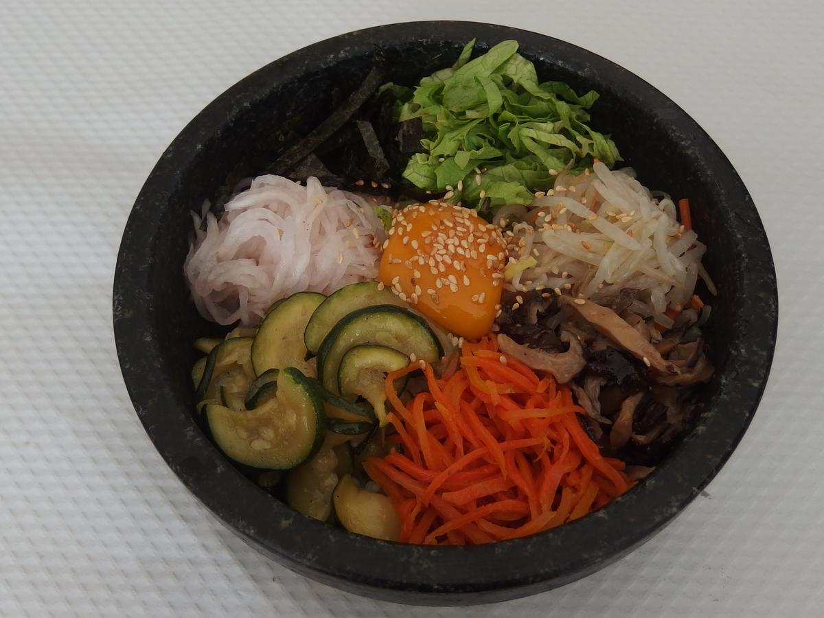 牛肉拌饭 Dolsot Bibimbap de bœuf