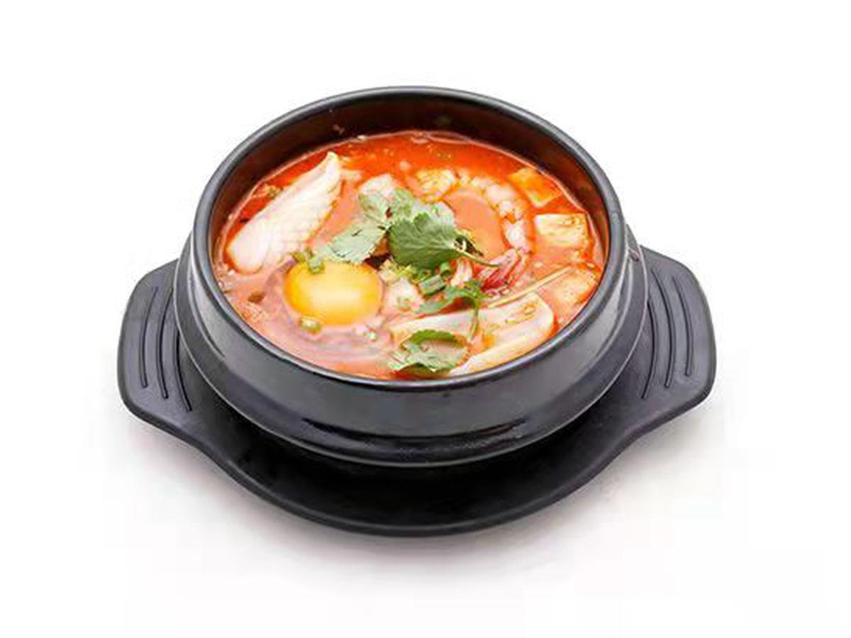 石锅海鲜大酱汤