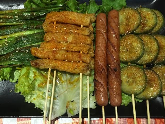 烧烤拼盘