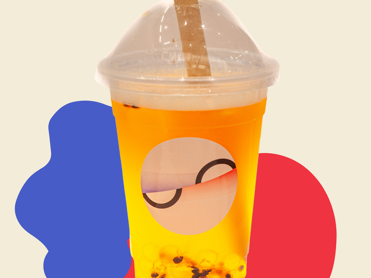 百香果茉莉茶(可选爆珠或珍珠)