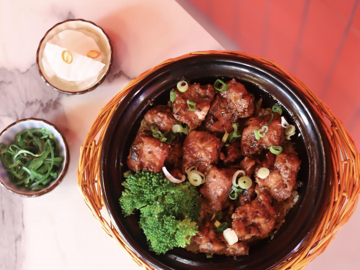 豆鼓排骨煲仔饭